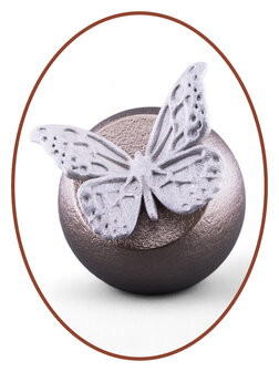 Mini Ash Urn &#039;Butterfly&#039; many colors available - HMP634