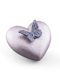 Mini Ash Urn &#039;Heart Butterfly&#039; in Different Colors - HMP601