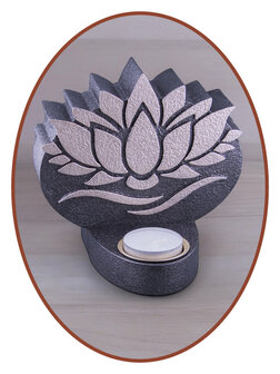 Mini Ash Urn &#039;Lotus&#039; with tealight holder in Different Colors - HMP636