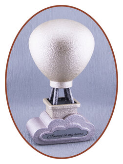 Mini Ash Urn &#039;Air balloon in cloud&#039; in Different Colors - HMP664W