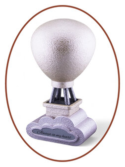 Mini Ash Urn &#039;Air balloon in cloud&#039; in Different Colors - HMP664W