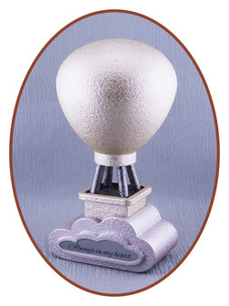 Mini Ash Urn &#039;Air balloon in cloud&#039; in Different Colors - HMP664W