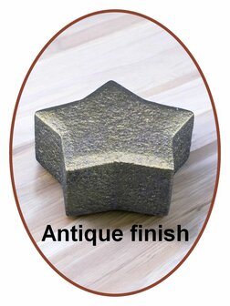 Mini Ash Urn &#039;Star&#039; in Different Colors - UR004