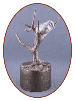 Mini Ash Urn &#039;Bird in Tree&#039; in Different Colors - HMP666