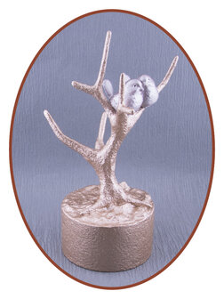 Mini Ash Urn &#039;Bird in Tree&#039; in Different Colors - HMP667