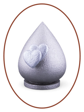 Mini Ash Urn Tear 'With choice of decoration' in Different Colors - HMP607A