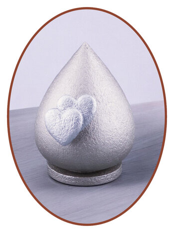 Mini Ash Urn Tear 'With choice of decoration' in Different Colors - HMP607A