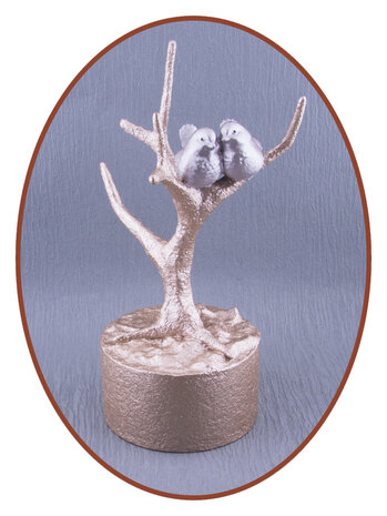 Mini Ash Urn 'Bird in Tree' in Different Colors - HMP667