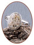 JB Memorials 925 Sterling Silver Cremation Design Ring -RB100B