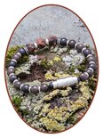 JB Memorials Exclusive 'Natural Stone Beads' Ash Bracelet - KHA017S