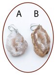 'Protected by nature' Natural Agate Cremation Ash Pendant JR003 - JR003