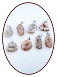 'Protected by nature' Natural Agate Cremation Ash Pendant JR003 - JR003