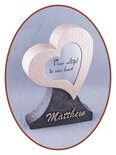 Mini Heart Ash Urn in Many Variants and Colors - HMP652