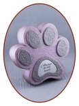 Mini Ash Urn Paw Engravable in Many Colors - HMP633