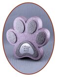 Mini Ash Urn Paw Engravable in Many Colors - HMP633