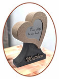 Mini Heart Ash Urn in Many Variants and Colors - HMP652