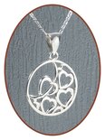 925 Sterling Silver Special 'Hearts' Ash Pendant   - ZSP105