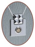 JB Memorials Premium Tungsten Carbide Designer Cremation Pendant - TU011