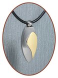 Titanium JB Memorials Premium 'Tear Gold color' Design Cremation Pendant - T018