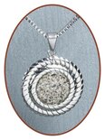 316L Stainless Steel JB Memorials Cremation Pendant - RSP006C