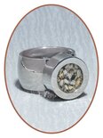 Stainless Steel Cremation Ring - RB097