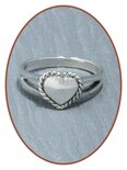 925 Sterling Silver Cremation Ring - RB012