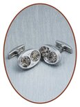 JB Memorials 316L Stainless Steel Mens Cufflinks - MK002