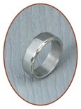 316L Stainless Steel Text Remembrance Ring - PFX2446