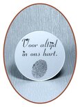 Lasermark Reverse Engravable Memorial Plaque - LG019