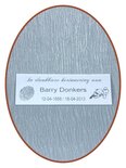 Lasermark Reverse Engravable Memorial Plaque - LG019