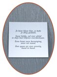 Lasermark Reverse Engravable Memorial Plaque - LG019