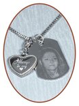 Stainless Steel Photo Remembrance Pendant - GE001