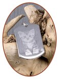 Stainless Steel Combination Photo Cremation Pendant  - CH001