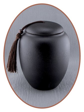 Midi Urn 'Ceramic Black'- AU005A