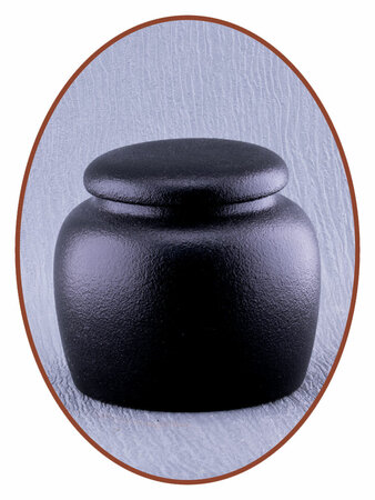 Midi Urn 'Ceramic Black'- AU005C