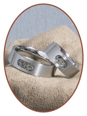 JB Memorials Stainless Steel Unisex Cremation Ash Ring - RB044