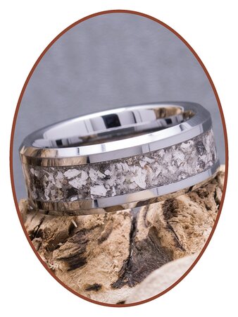 'Natural' Cremation Ash Ring - RB140SC-4M2B