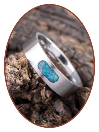 JB Memorials Stainless Steel Unisex Cremation Ash Ring - RB044O