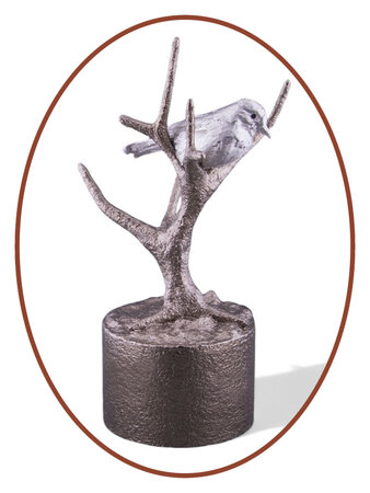 Mini Ash Urn 'Bird in Tree' in Different Colors - HMP666