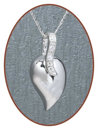 925 Sterling Silver Cremation Design 'Tear' Pendant - Z006