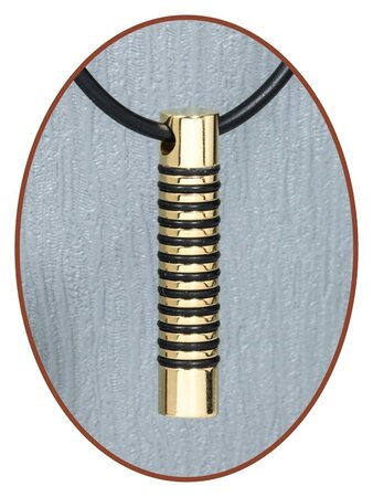 Titanium JB Memorials Premium Goldplated Design Cremation Pendant - T015