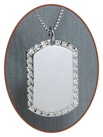 Stainless Steel Engraving Remembrance Pendant - 2536SS