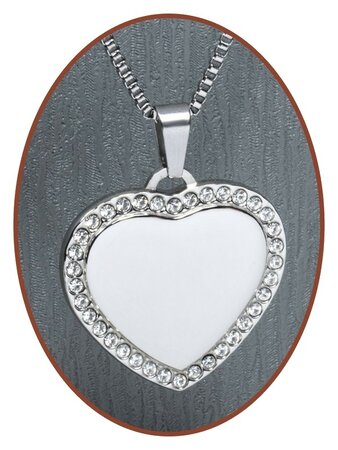 Stainless Steel Engraving Remembrance Pendant - 3333SS