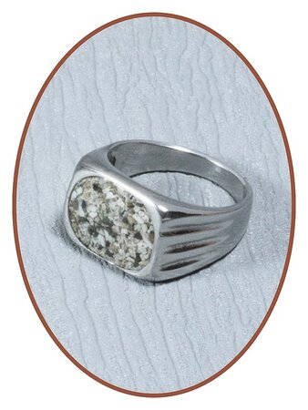 Stainless Steel Cremation Ring - RB133