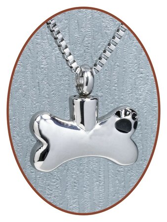 Stainless Steel Cremation Pendant 'Bone' - D012