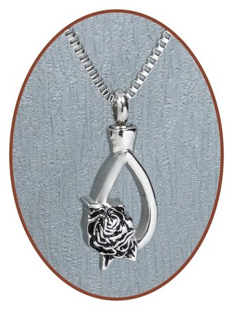 Stainless Steel Cremation 'Tear' Pendant - B316